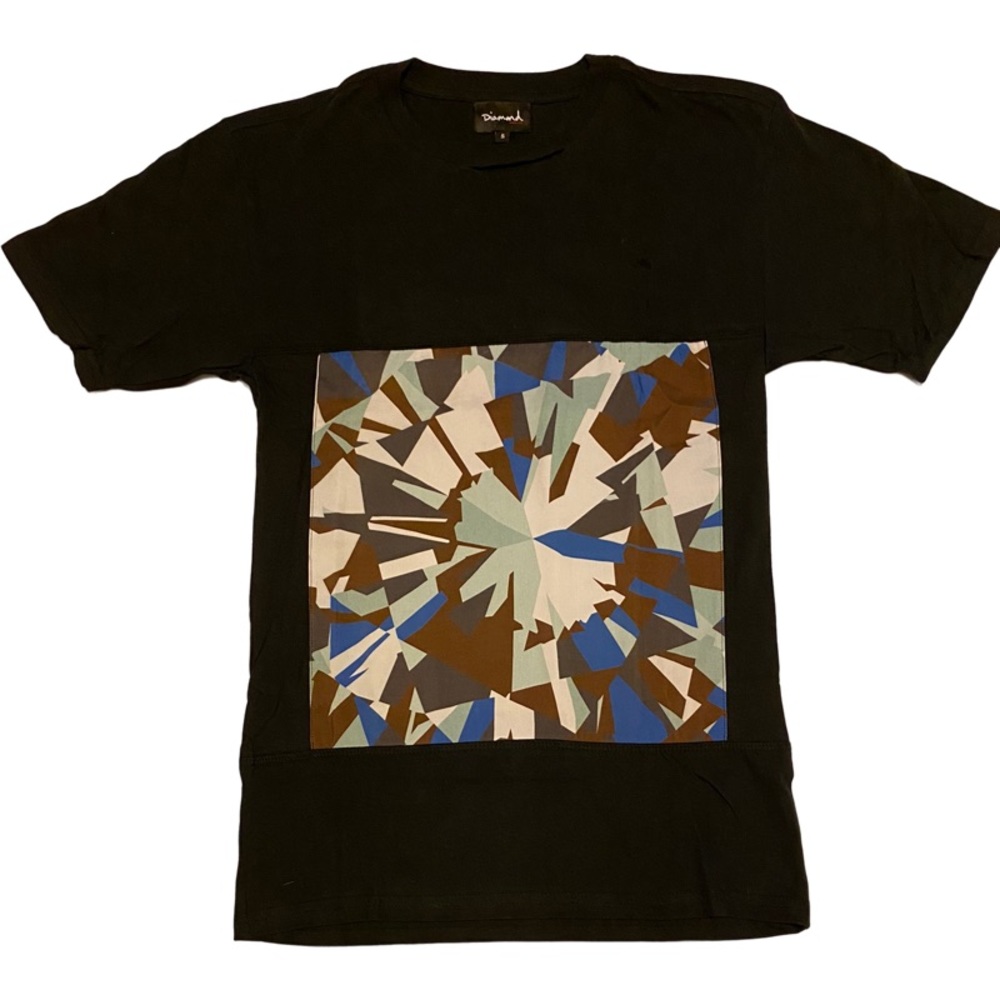 DIAMOND SUPPLY CO. Simplicity Panel Skateboard Tee - Black [XL]